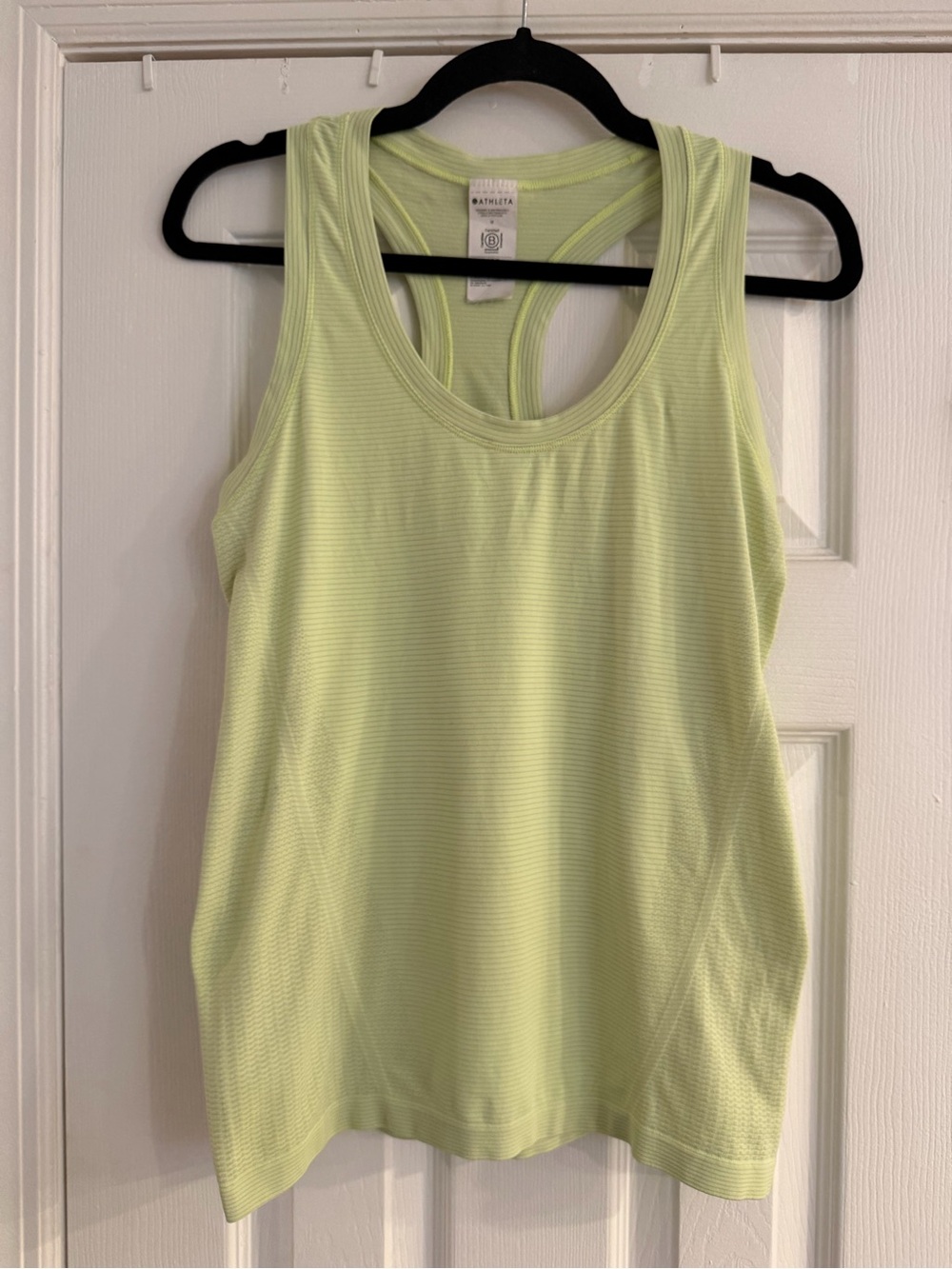 Athleta Sleeveless Momentum Racerback Tank Top - Lime Green